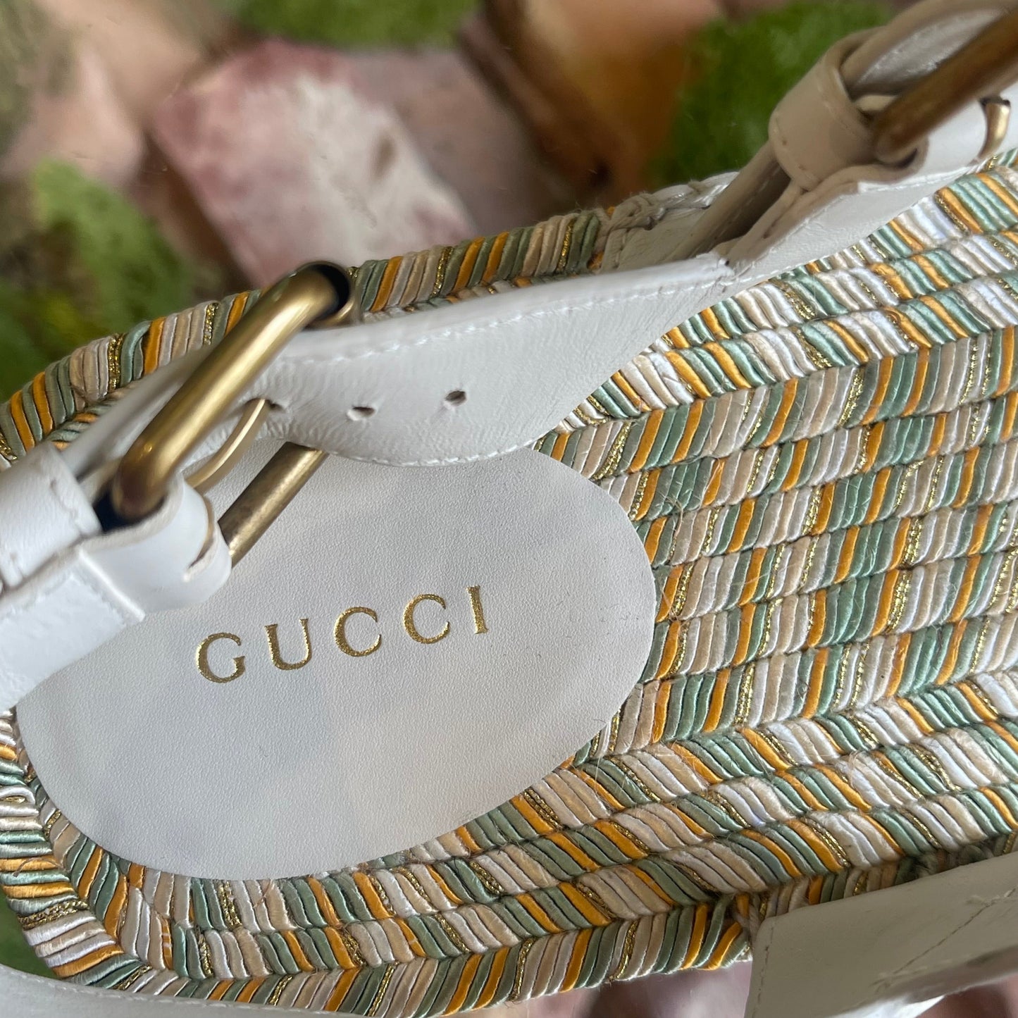 GUCCI Multicolor Leather Espadrilles SZ 10