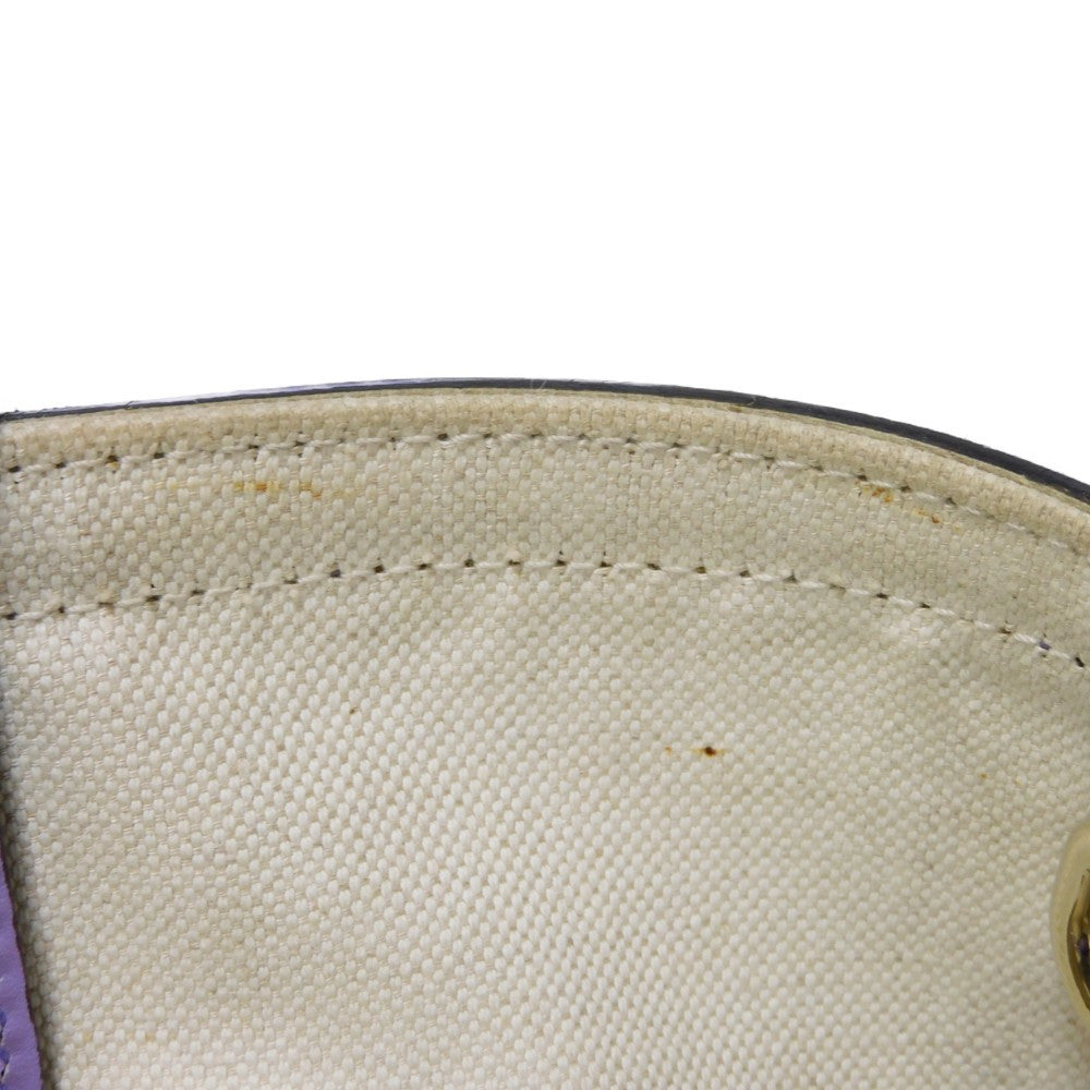 GUCCI Tote Bag 247209 GG canvas x calf leather Pastel purple GG canvas Craft Tote