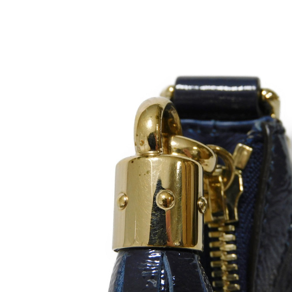 GUCCI Shoulder Bag 326706 Patent leather Navy Interlocking G Soho Chain Bag