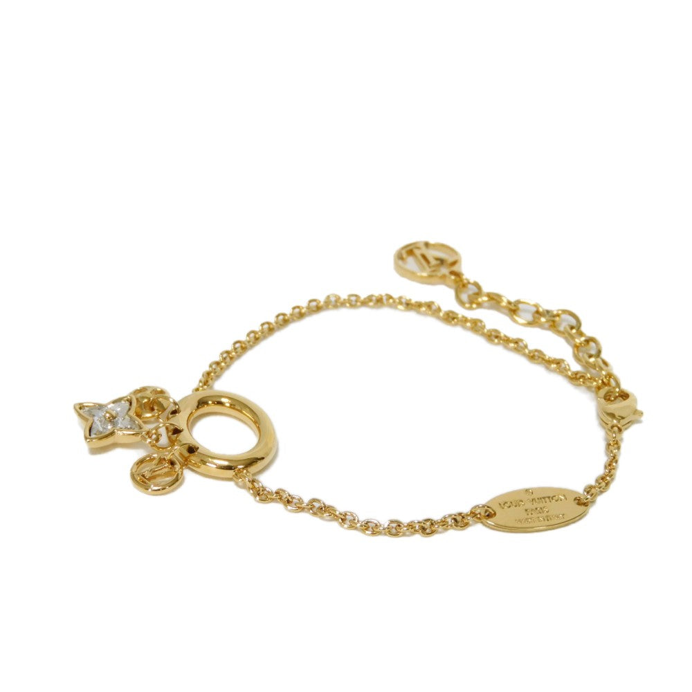 LOUIS VUITTON bracelet M00583 plating clear Monogram Flower Bracelet My Blooming Strass
