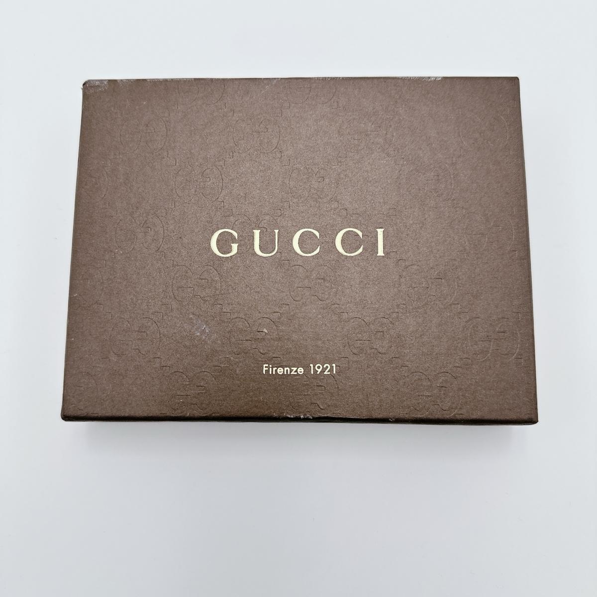 GUCCI name card holder 251848 canvas beige WG Canvas