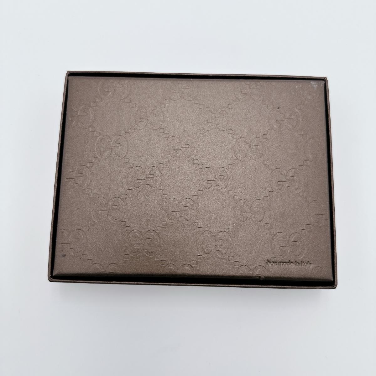 GUCCI name card holder 251848 canvas beige WG Canvas