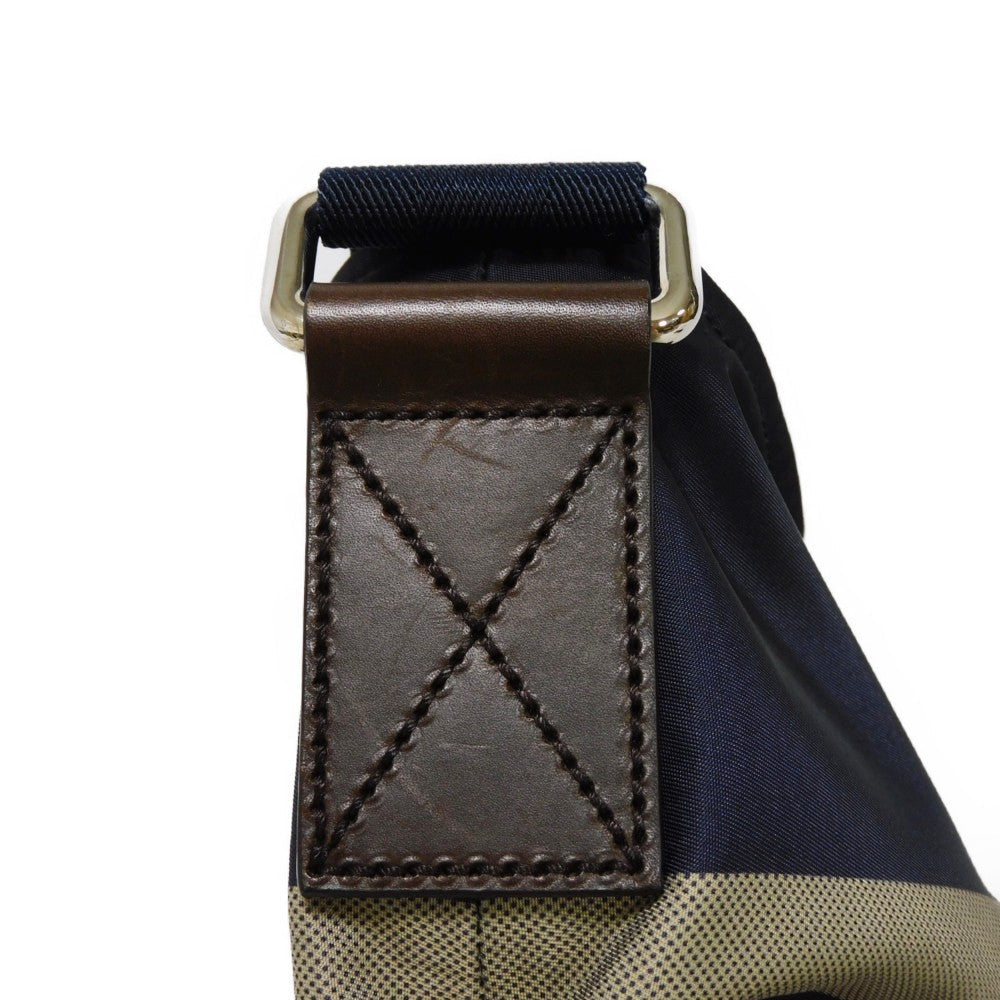 GUCCI Shoulder Bag 270410 F951N 8611 Nylon Navy x red web Diamante Messenger Bag