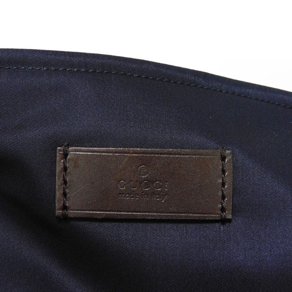 GUCCI Shoulder Bag 270410 F951N 8611 Nylon Navy x red web Diamante Messenger Bag