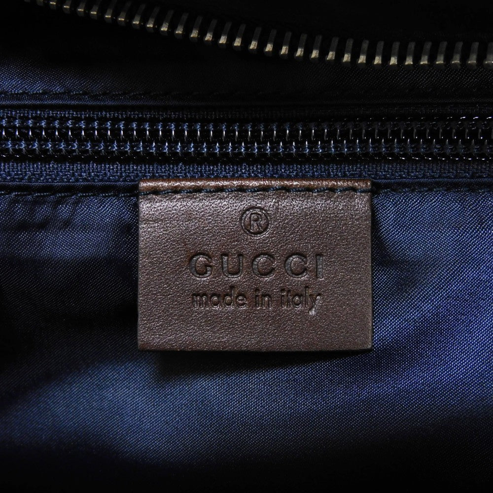 GUCCI Shoulder Bag 270410 F951N 8611 Nylon Navy x red web Diamante Messenger Bag