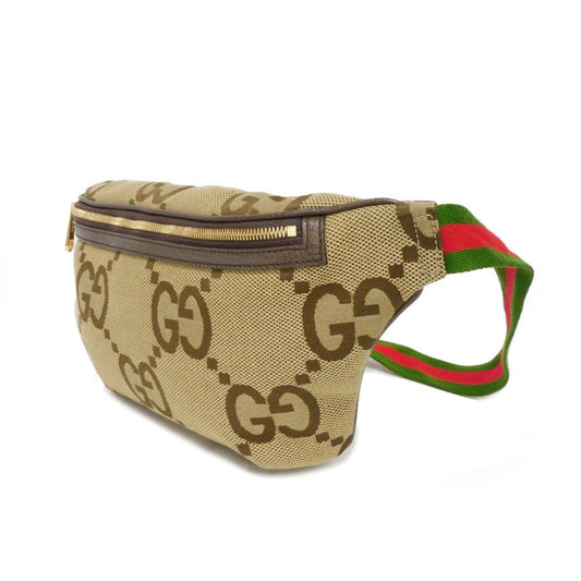 GUCCI Sling bag 696031 UKMDG 2570 Jumbo GG canvas beige Jumbo GG Canvas belt bag
