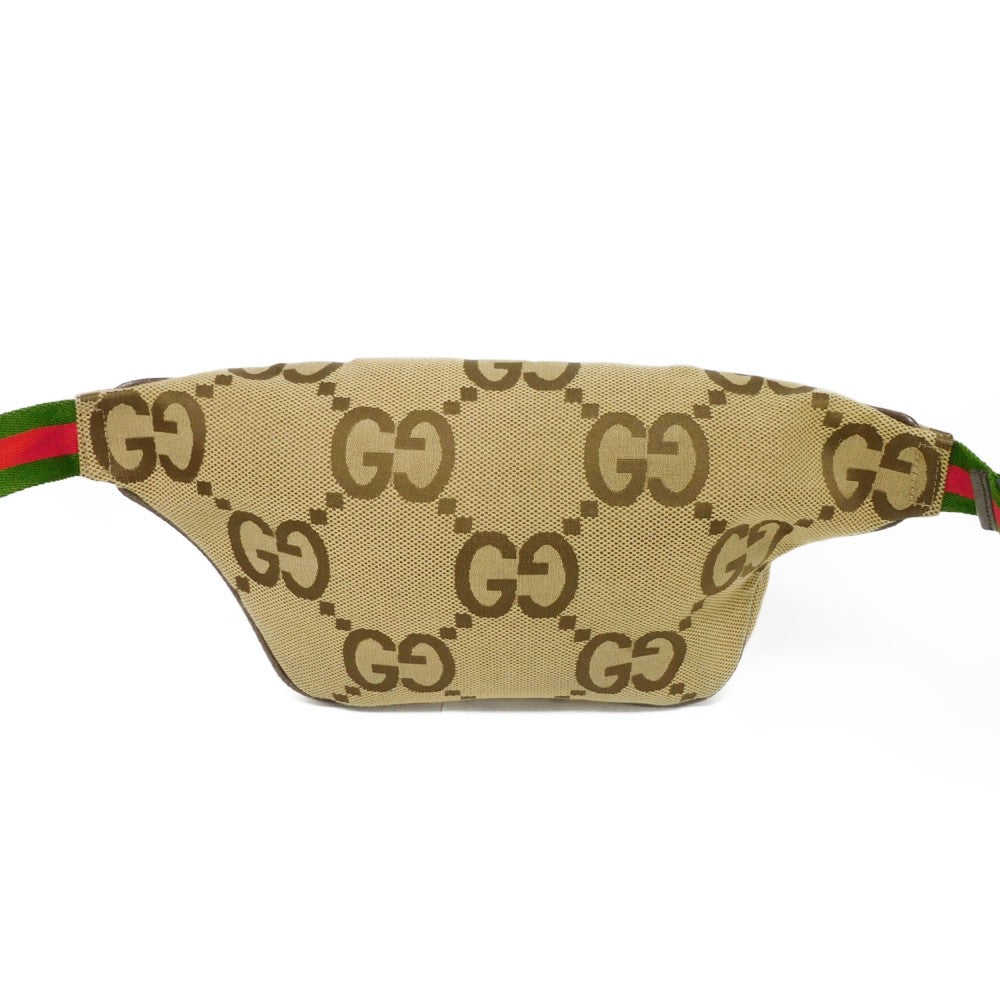 GUCCI Sling bag 696031 UKMDG 2570 Jumbo GG canvas beige Jumbo GG Canvas belt bag
