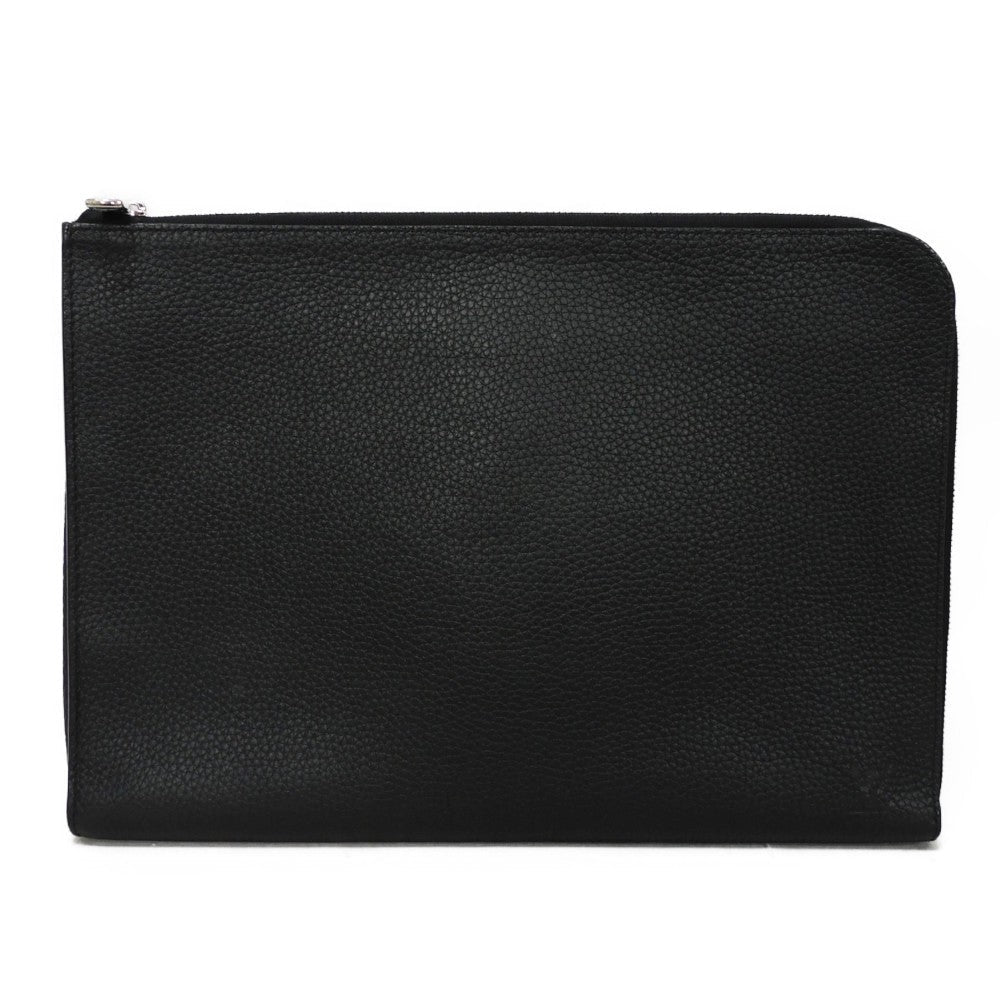 LOUIS VUITTON Clutch bag M67768 Taurillon Clemence leather (embossed) Noir Cuir Taurillon Clemence Pochette Jules GM NM