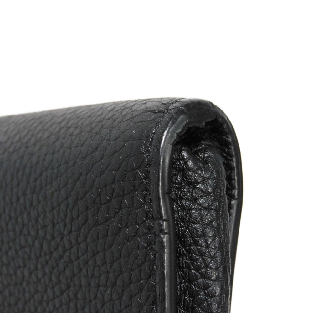 LOUIS VUITTON Clutch bag M67768 Taurillon Clemence leather (embossed) Noir Cuir Taurillon Clemence Pochette Jules GM NM