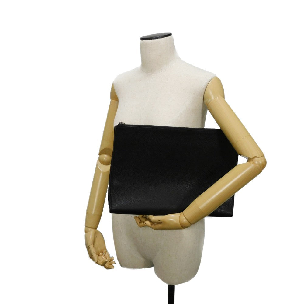 LOUIS VUITTON Clutch bag M67768 Taurillon Clemence leather (embossed) Noir Cuir Taurillon Clemence Pochette Jules GM NM