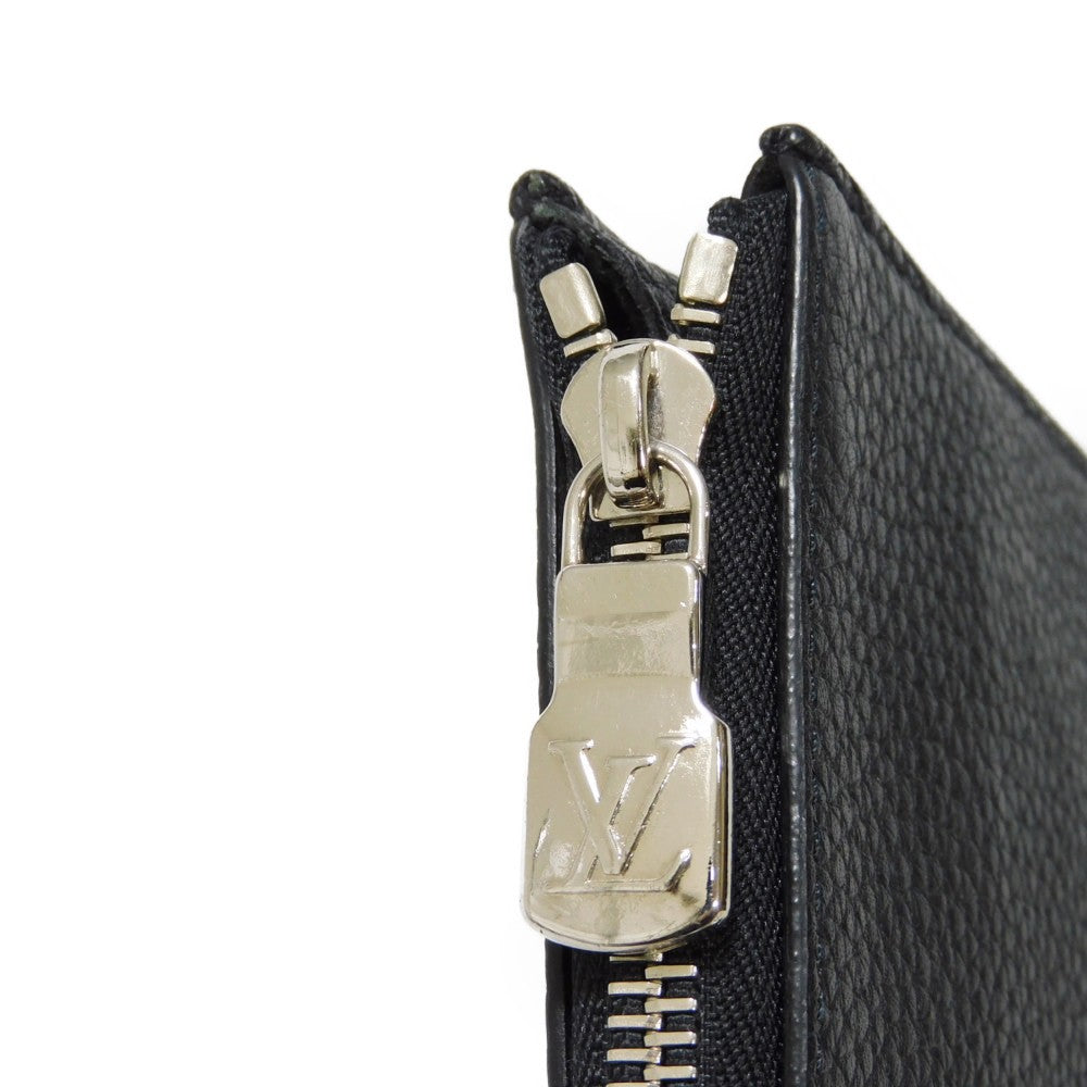LOUIS VUITTON Clutch bag M67768 Taurillon Clemence leather (embossed) Noir Cuir Taurillon Clemence Pochette Jules GM NM
