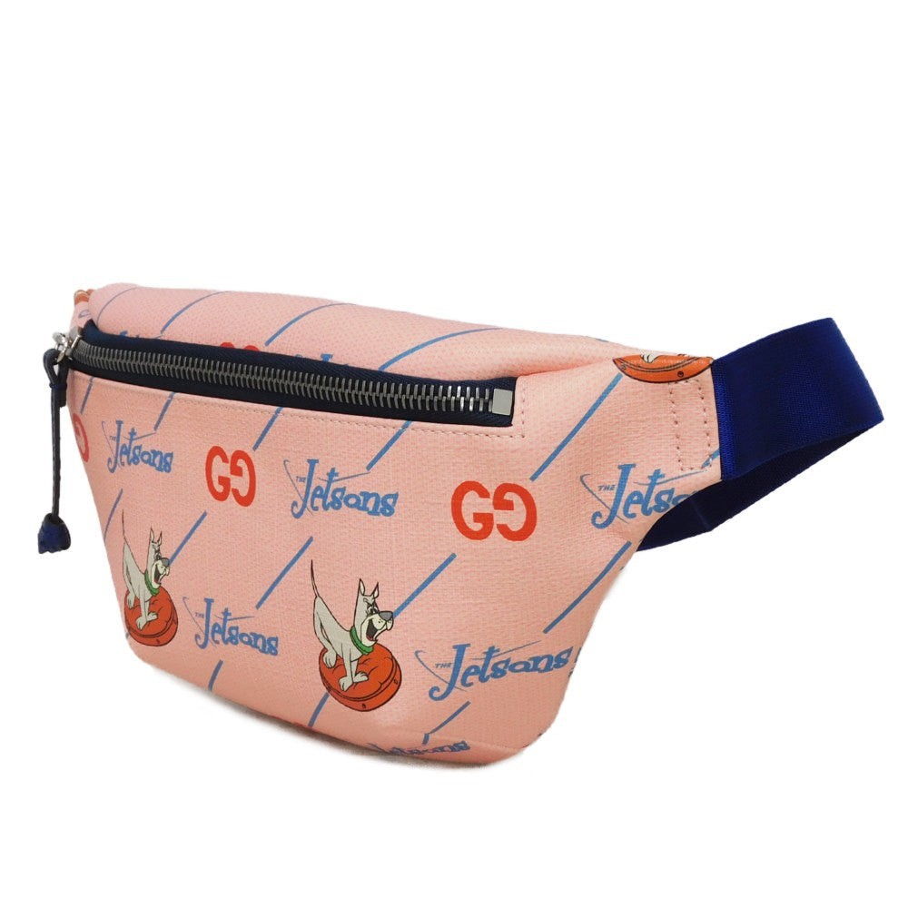 GUCCI Sling bag 502095 FACAK 4957 PVC canvas pink Chilled license The Jetsons Waist Pouch