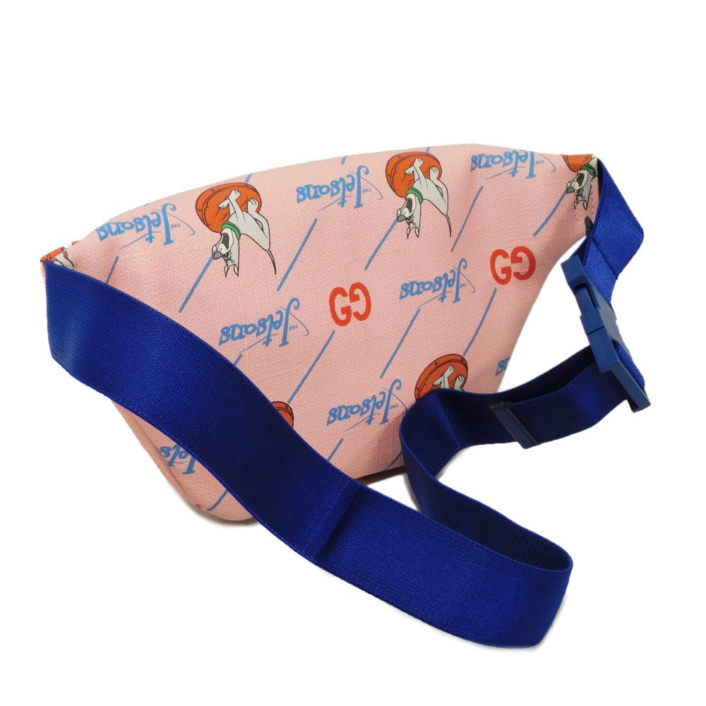 GUCCI Sling bag 502095 FACAK 4957 PVC canvas pink Chilled license The Jetsons Waist Pouch