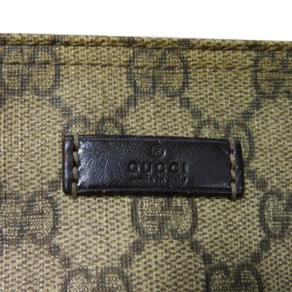 GUCCI Shoulder Bag 201538 GG Plus Canvas (PVC-coated) x Calfskin Leather beige GG plus Mini messenger bag