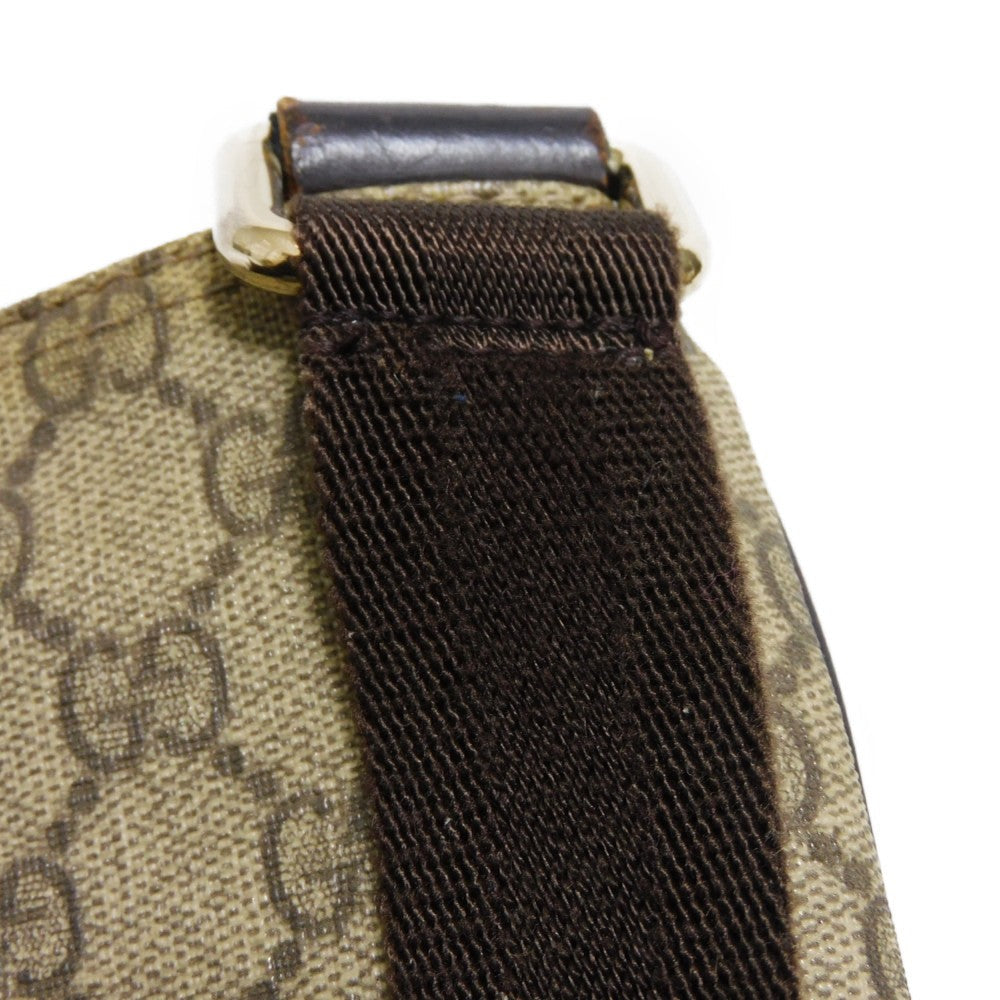 GUCCI Shoulder Bag 201538 GG Plus Canvas (PVC-coated) x Calfskin Leather beige GG plus Mini messenger bag