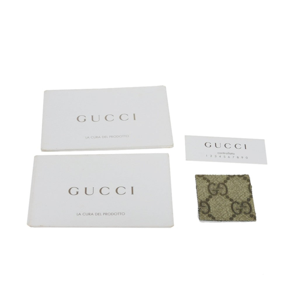 GUCCI Shoulder Bag 201538 GG Plus Canvas (PVC-coated) x Calfskin Leather beige GG plus Mini messenger bag