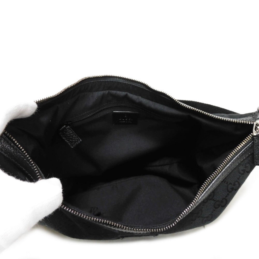 GUCCI Shoulder Bag 122790 GG canvas black GG canvas Messenger bag