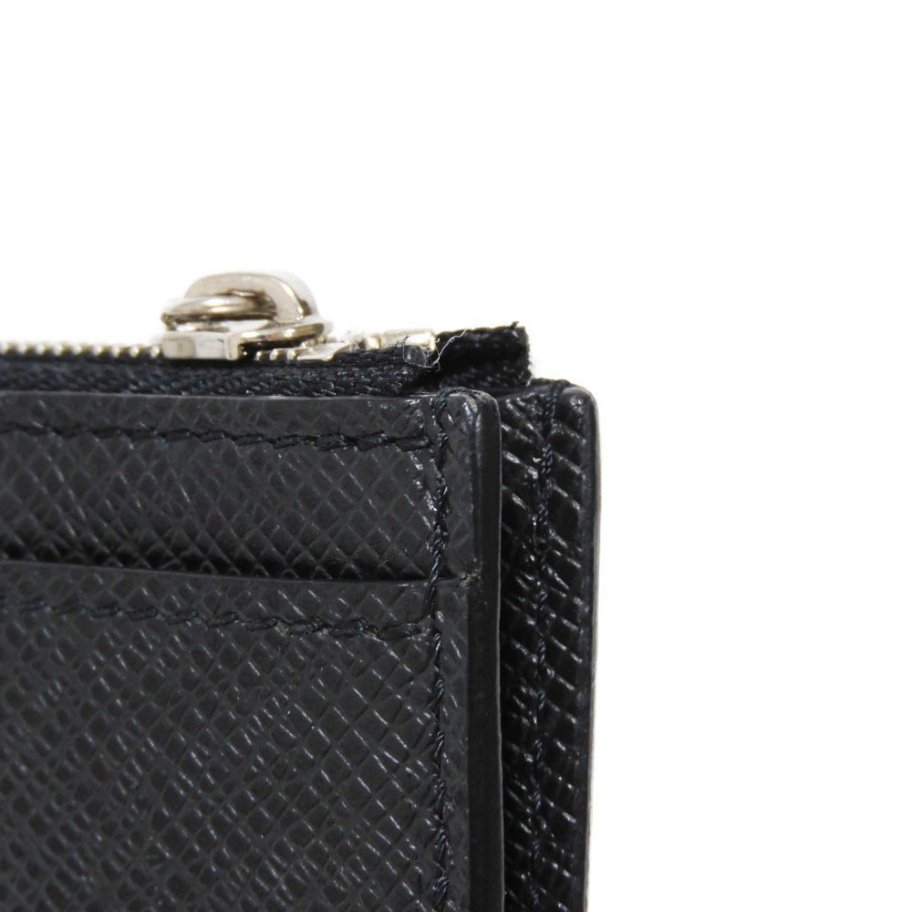 LOUIS VUITTON Coin case M62914 Taiga leather (embossed) Noir Taiga Coin card holder