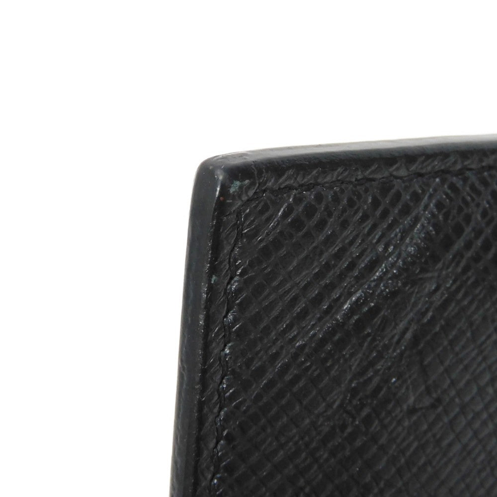 LOUIS VUITTON Coin case M62914 Taiga leather (embossed) Noir Taiga Coin card holder