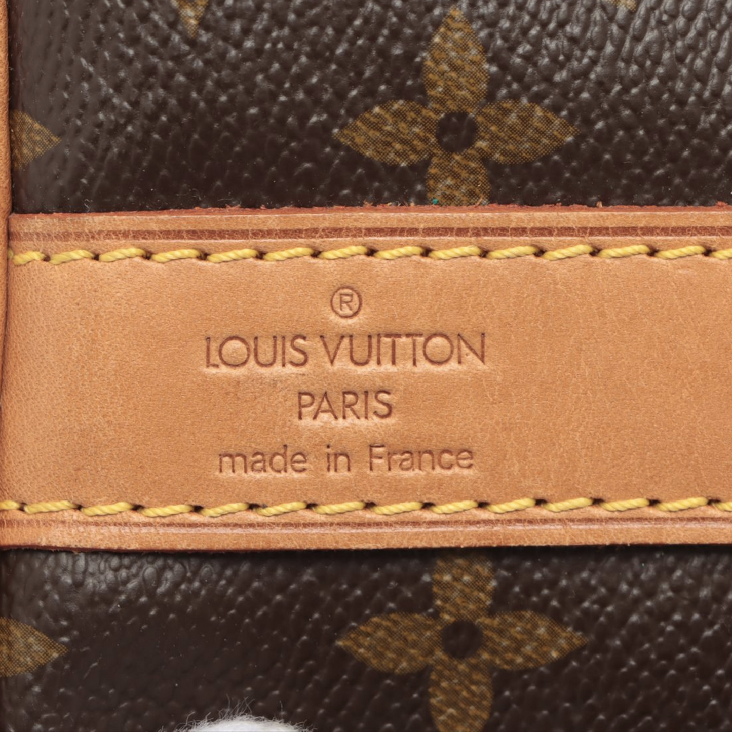 Louis Vuitton Brown Canvas Keepall Bandouliere 45 handbag bag