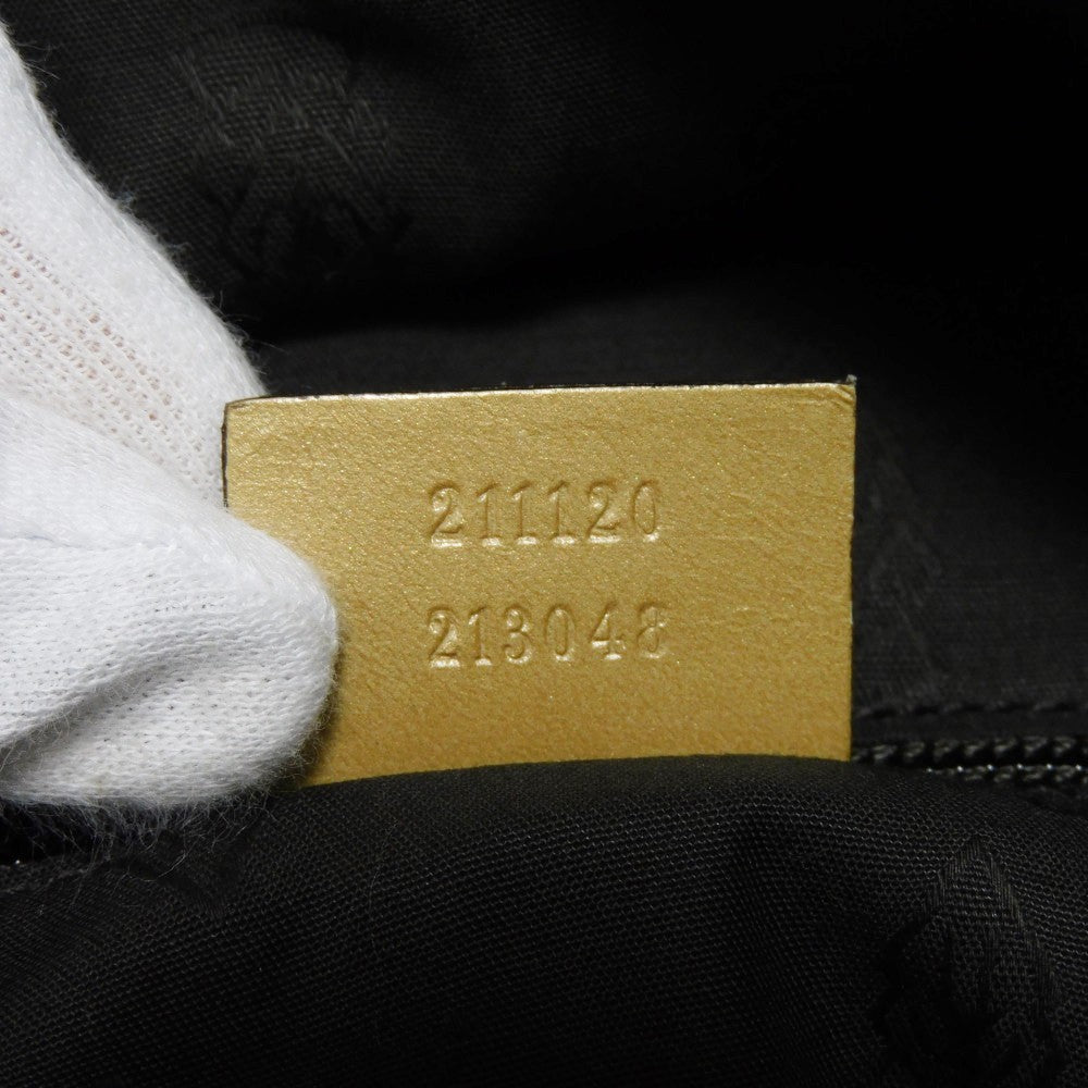 GUCCI Tote Bag 211120 GG Imprime Canvas (PVC coating) Metallic gold Logo embossing GG Imprime Large Tote