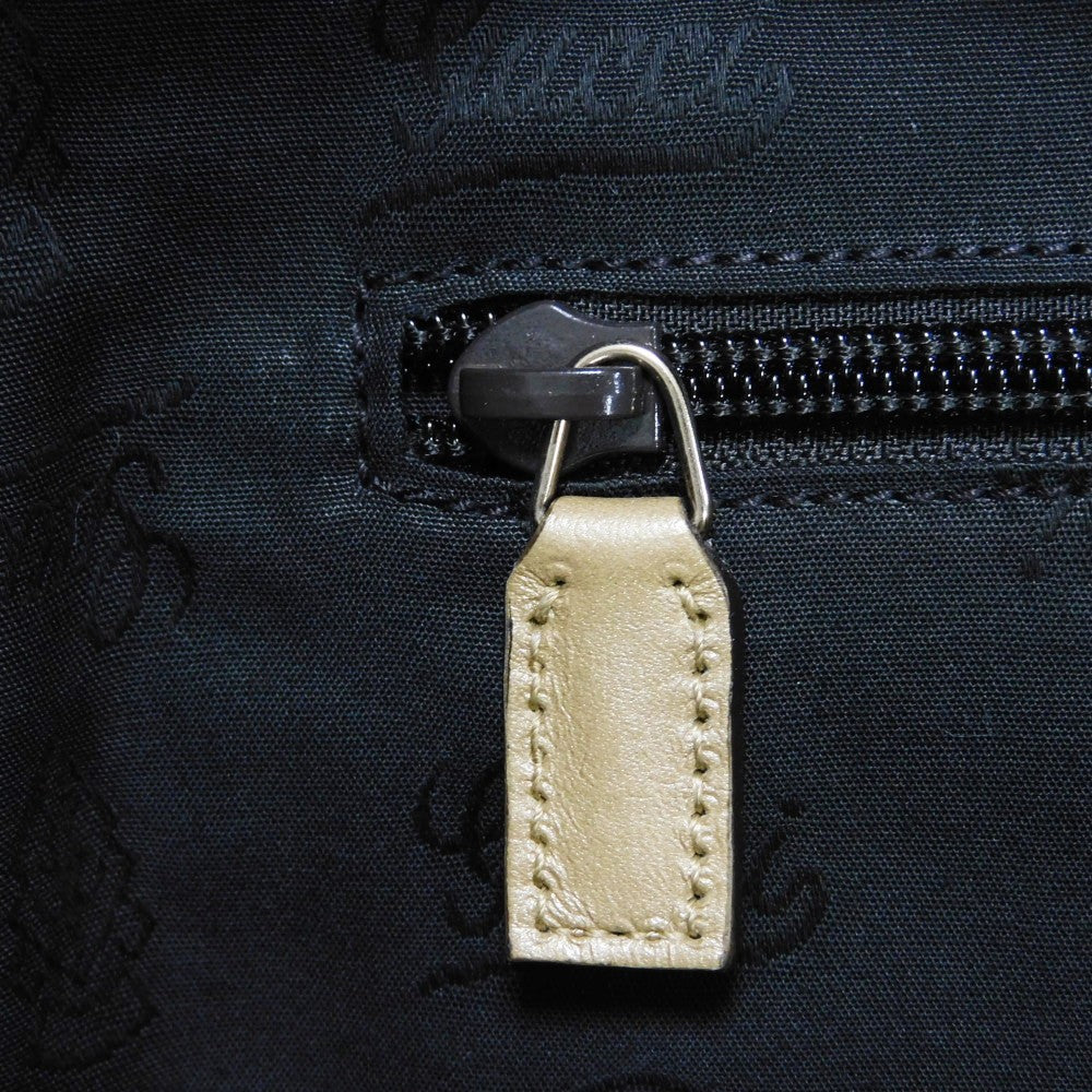 GUCCI Tote Bag 211120 GG Imprime Canvas (PVC coating) Metallic gold Logo embossing GG Imprime Large Tote