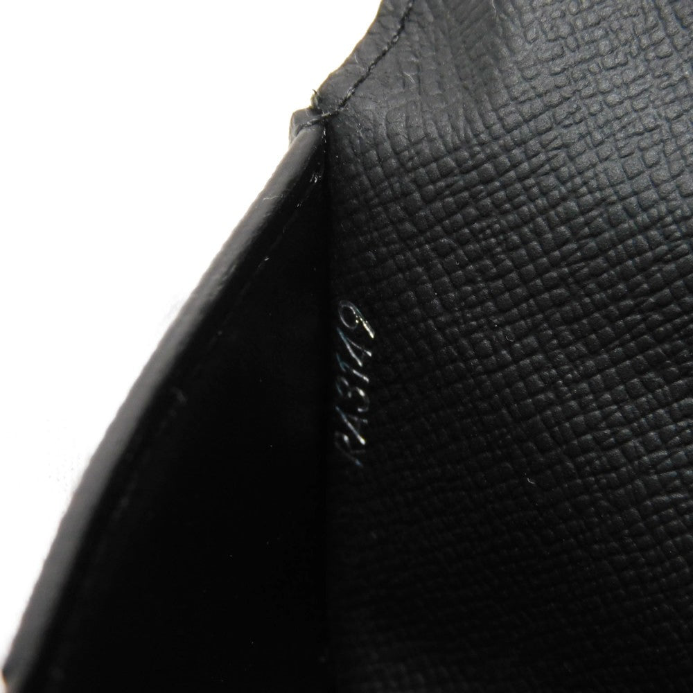 LOUIS VUITTON Card Case M30375 Taiga leather (embossed) Noir Taiga Organizer De Poch