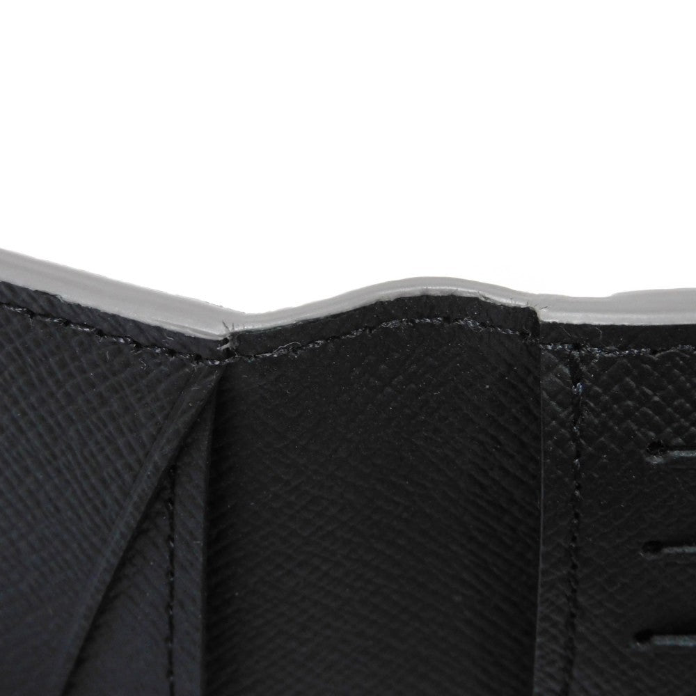 LOUIS VUITTON Card Case M30375 Taiga leather (embossed) Noir Taiga Organizer De Poch