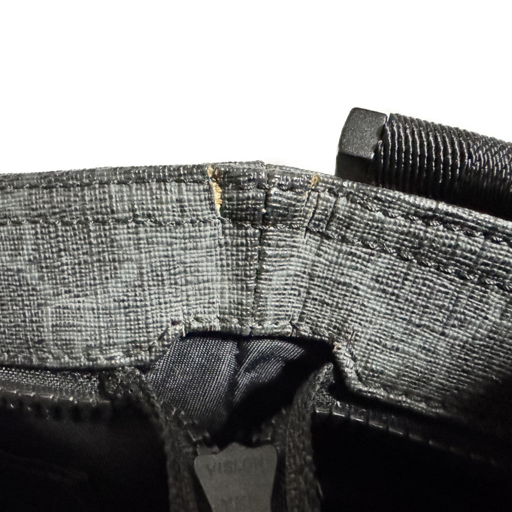 GUCCI Shoulder Bag 162904 GG Plus Canvas (PVC-coated) x Calfskin Leather black GG plus Medium messenger bag