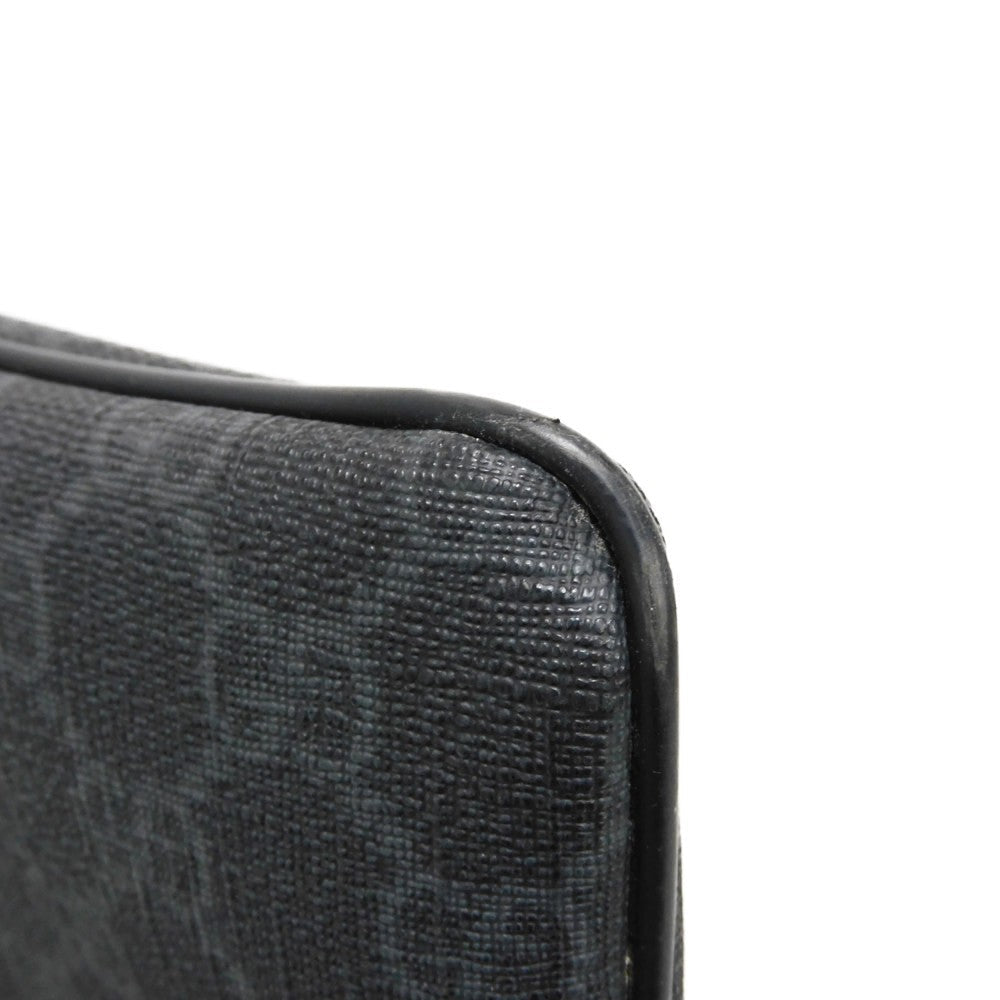 GUCCI Shoulder Bag 162904 GG Plus Canvas (PVC-coated) x Calfskin Leather black GG plus Medium messenger bag