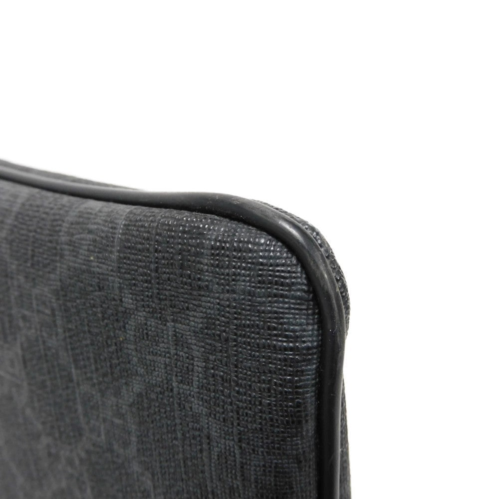 GUCCI Shoulder Bag 162904 GG Plus Canvas (PVC-coated) x Calfskin Leather black GG plus Medium messenger bag