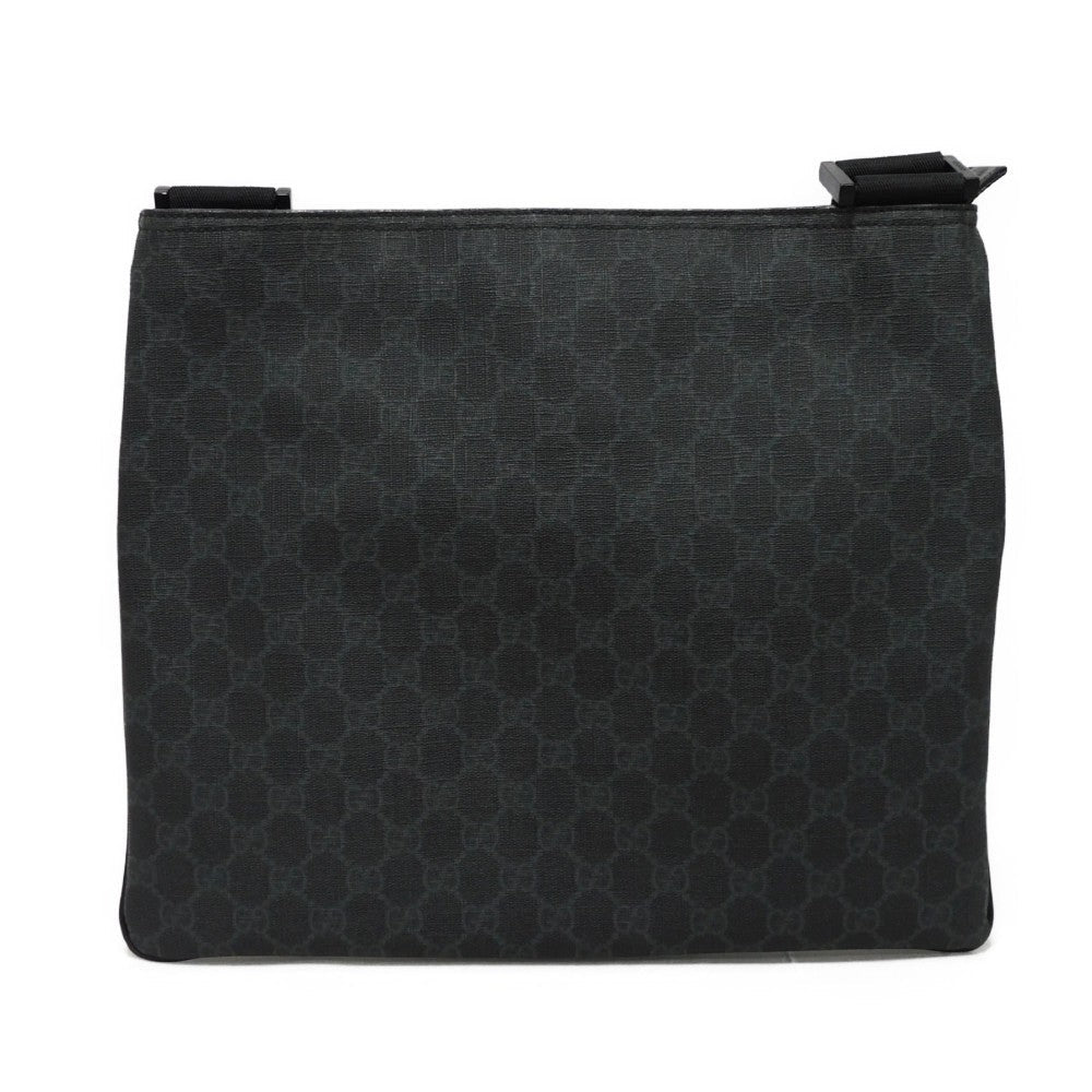 GUCCI Shoulder Bag 162904 GG Plus Canvas (PVC-coated) x Calfskin Leather black GG plus Medium messenger bag