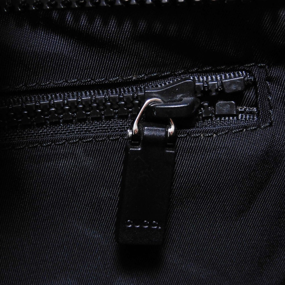 GUCCI Shoulder Bag 162904 GG Plus Canvas (PVC-coated) x Calfskin Leather black GG plus Medium messenger bag