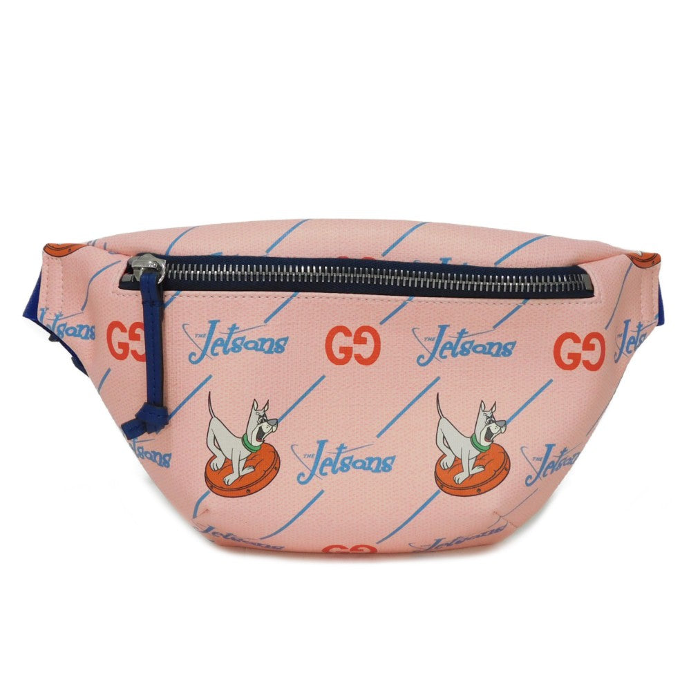 GUCCI Sling bag 502095 FACAK 4957 PVC canvas pink Chilled license The Jetsons Waist Pouch