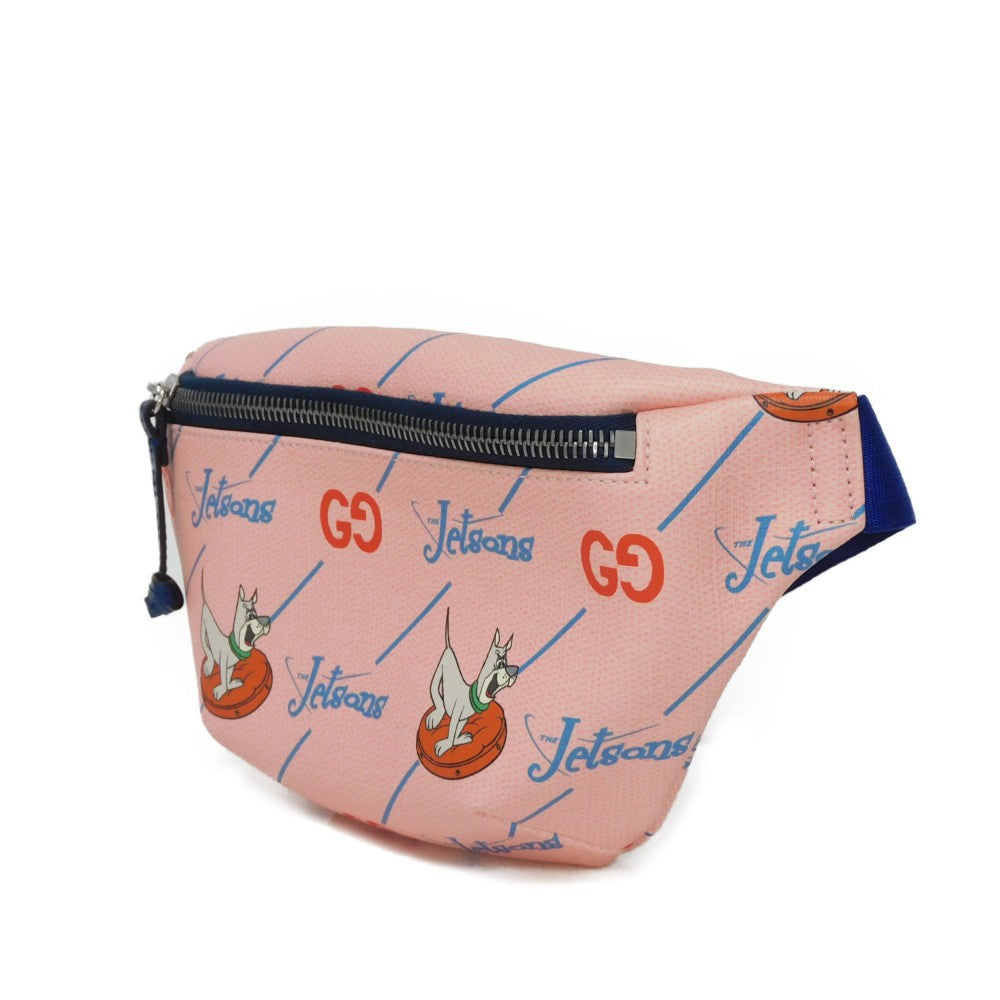 GUCCI Sling bag 502095 FACAK 4957 PVC canvas pink Chilled license The Jetsons Waist Pouch