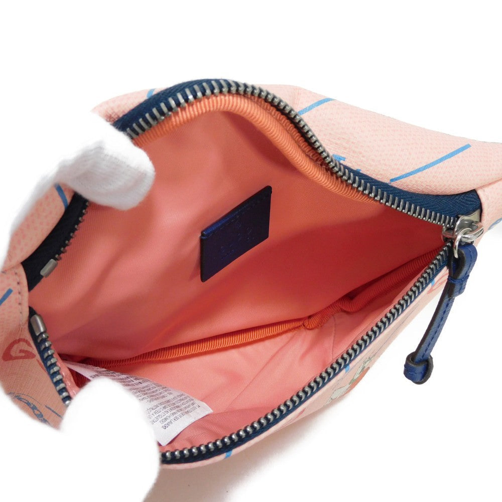 GUCCI Sling bag 502095 FACAK 4957 PVC canvas pink Chilled license The Jetsons Waist Pouch