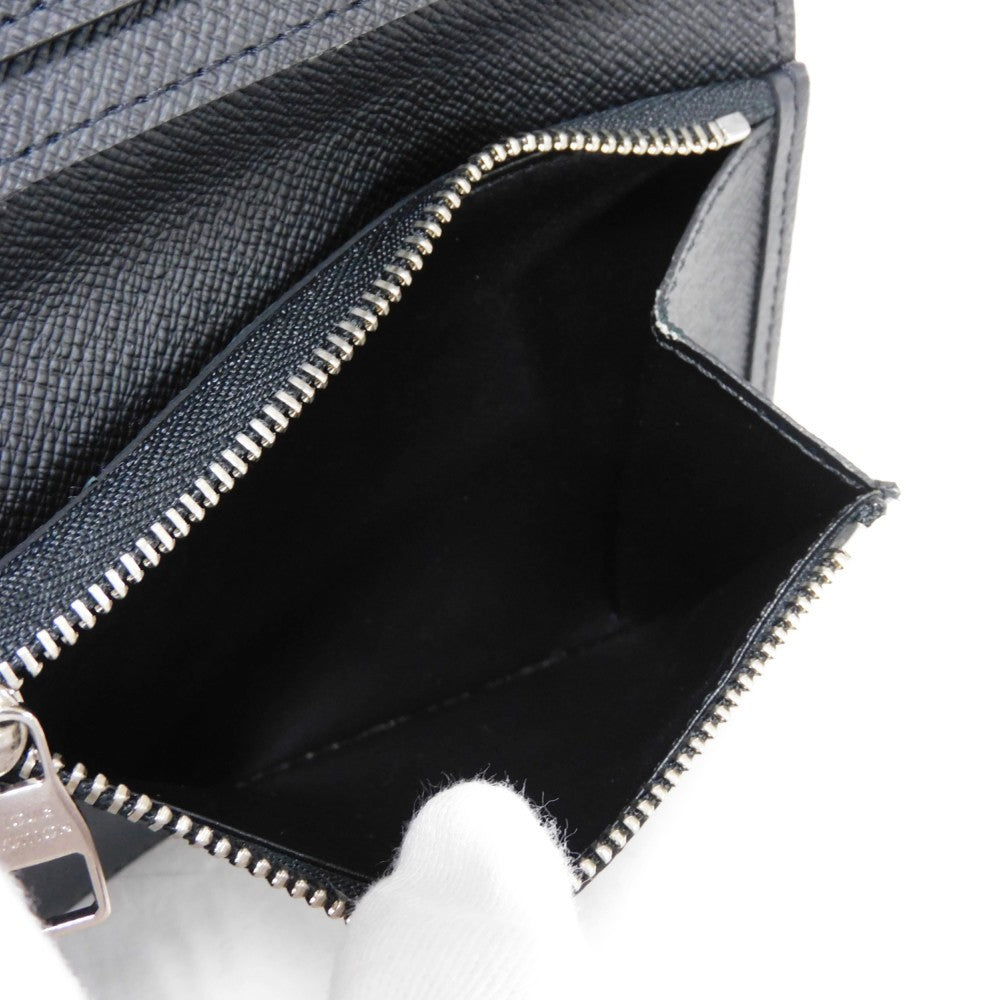 LOUIS VUITTON Bifold Wallet N61226 Damier Graffit canvas x grain leather Noir Damier Graphite Portefeuille Regular