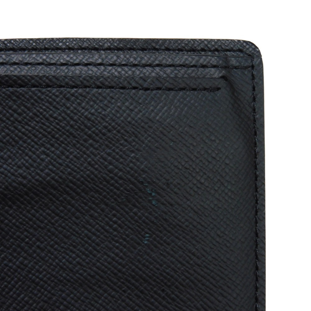 LOUIS VUITTON Bifold Wallet N61226 Damier Graffit canvas x grain leather Noir Damier Graphite Portefeuille Regular