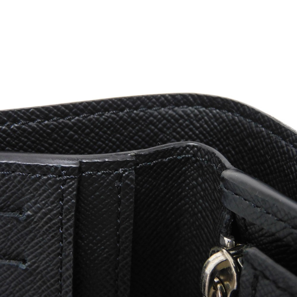 LOUIS VUITTON Bifold Wallet N61226 Damier Graffit canvas x grain leather Noir Damier Graphite Portefeuille Regular