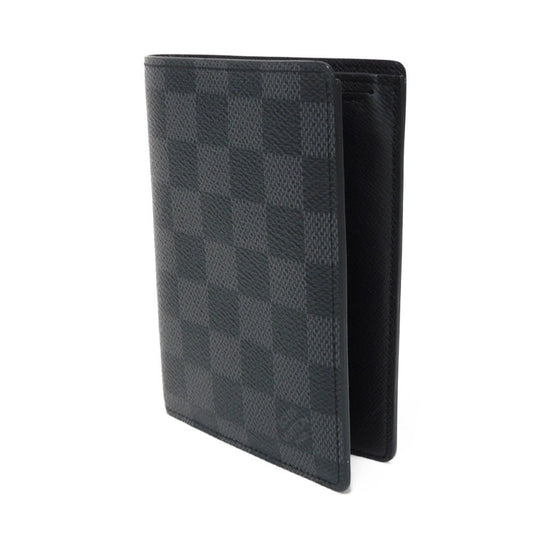 LOUIS VUITTON Bifold Wallet N61226 Damier Graffit canvas x grain leather Noir Damier Graphite Portefeuille Regular