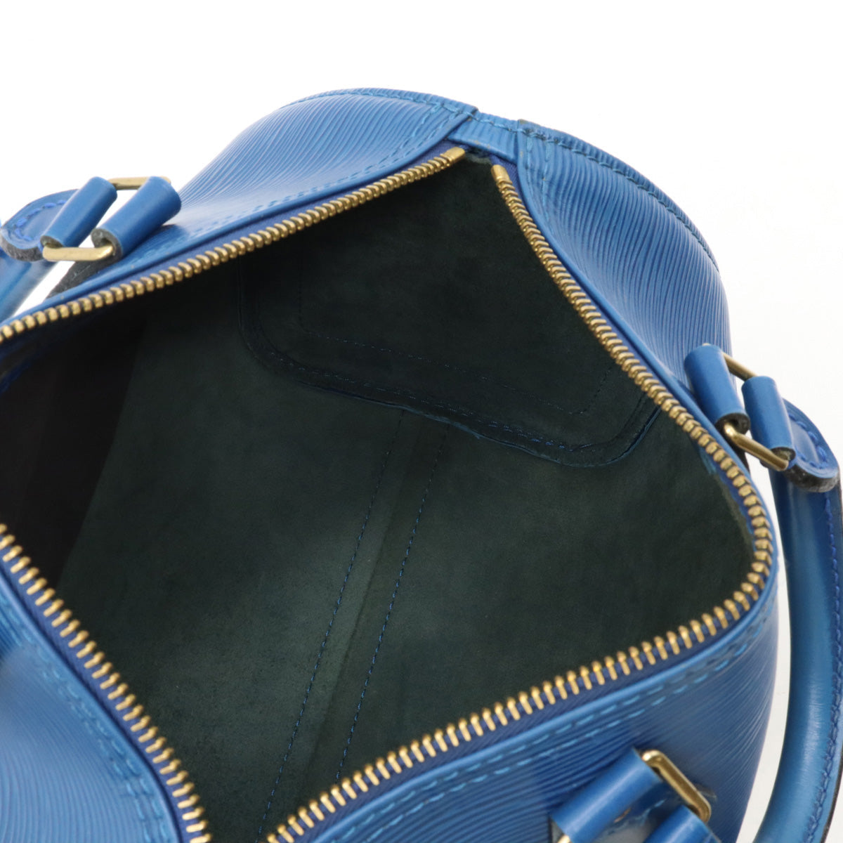 Louis Vuitton Blue Epi Speedy 25 Handbag M43015