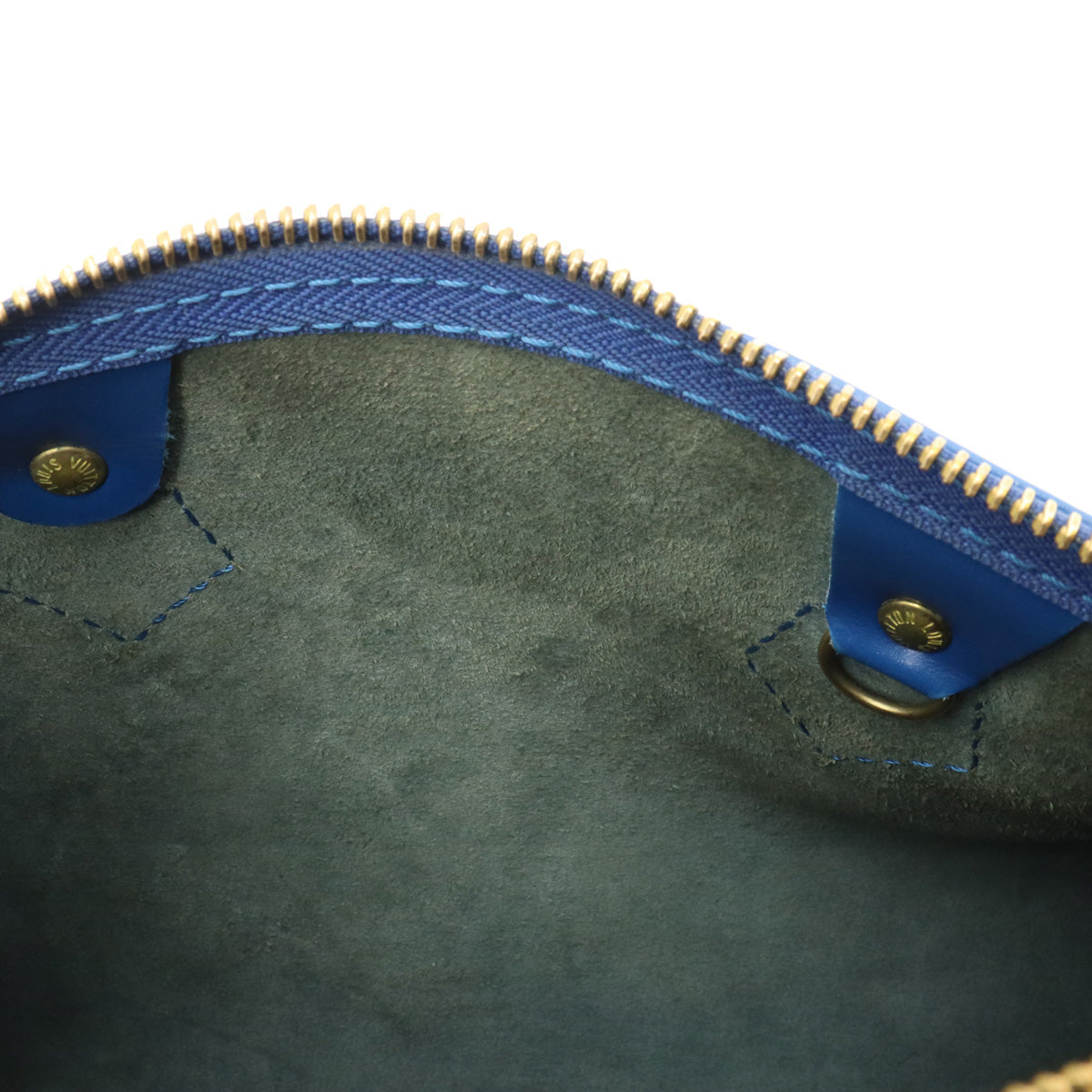 Louis Vuitton Blue Epi Speedy 25 Handbag M43015