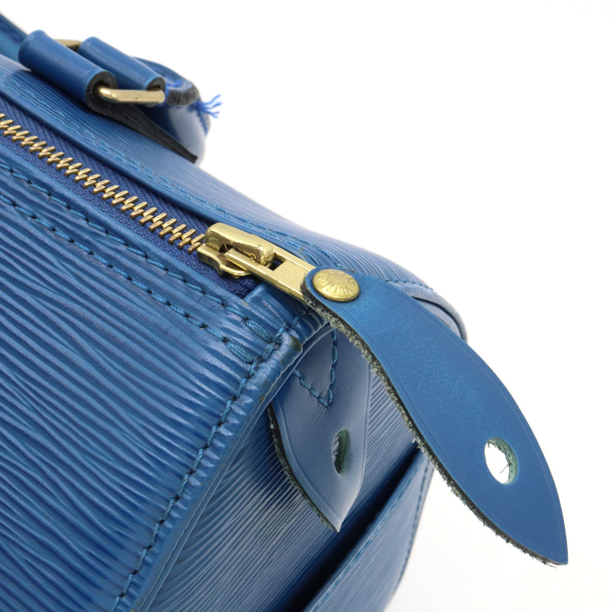 Louis Vuitton Blue Epi Speedy 25 Handbag M43015