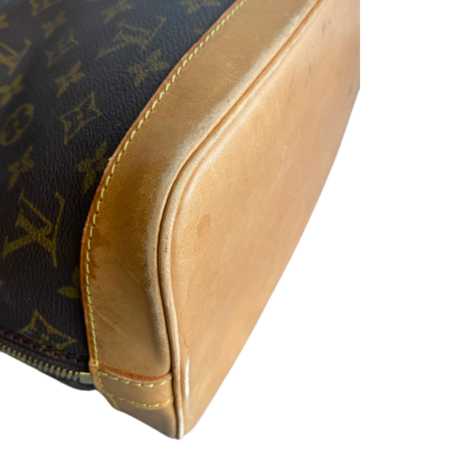 Louis Vuitton Brown Canvas Alma handbag bag
