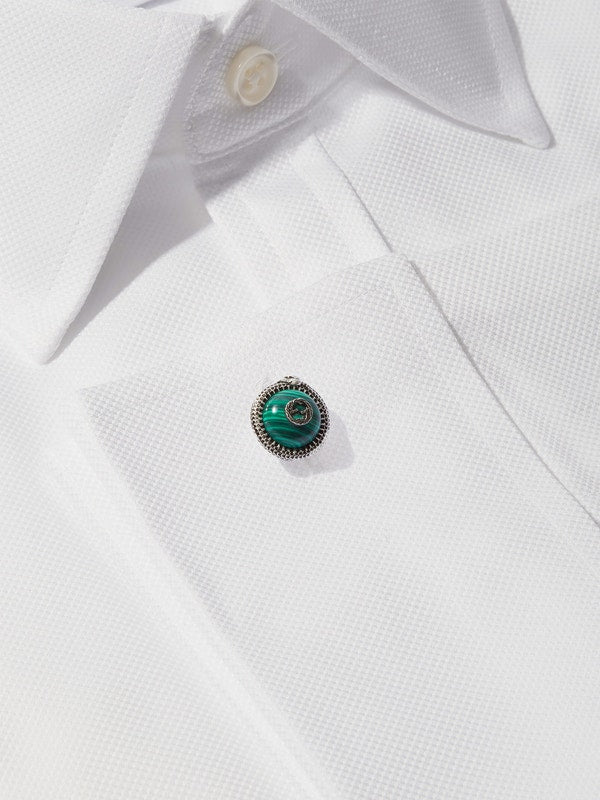 Gucci Garden GG Snake Cuff Links in Silver