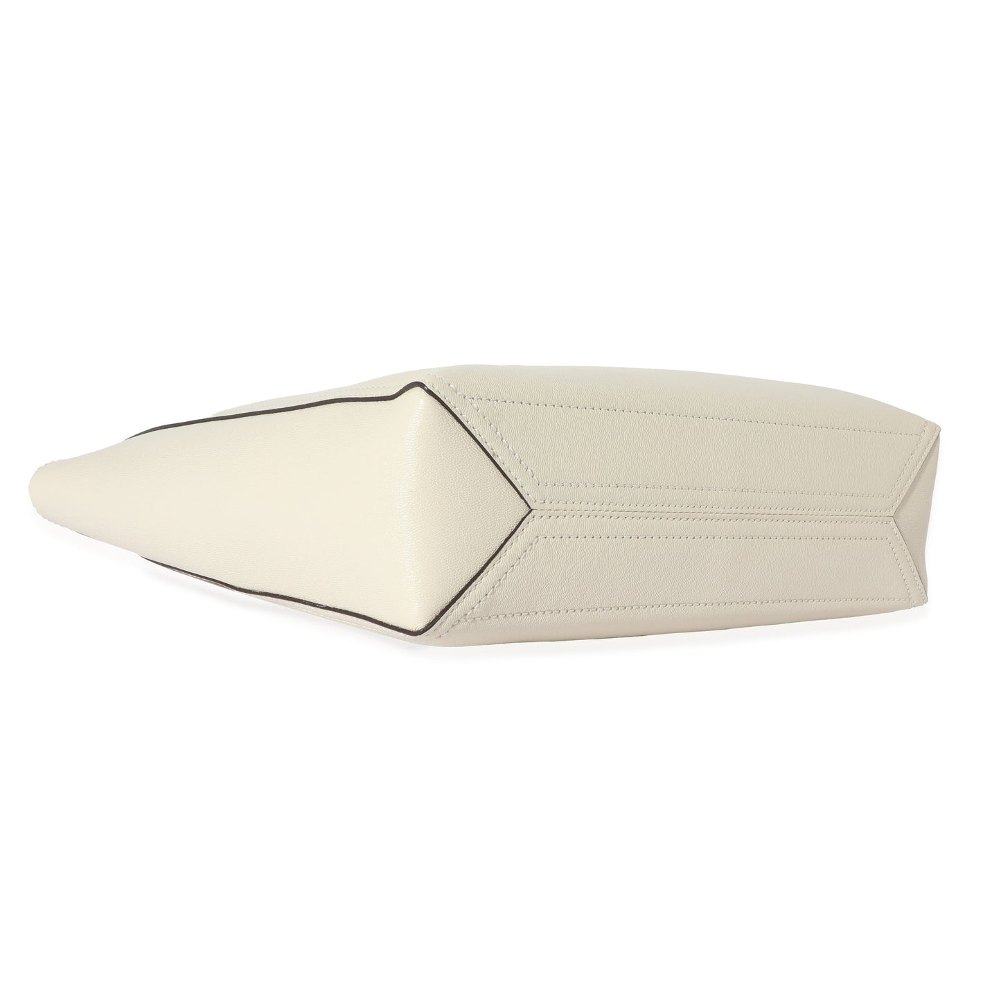 GUCCI White Leather New Sakai Small Dahlia Tote