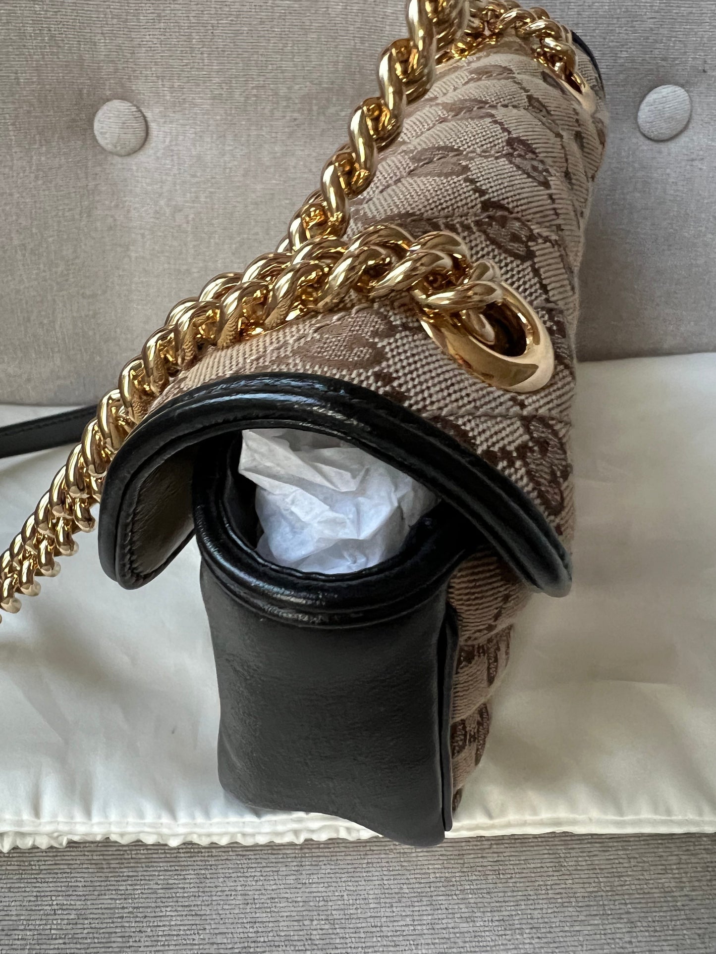Gucci GG Beige Marmont Mini Shoulder Bag (RRP £1,470)