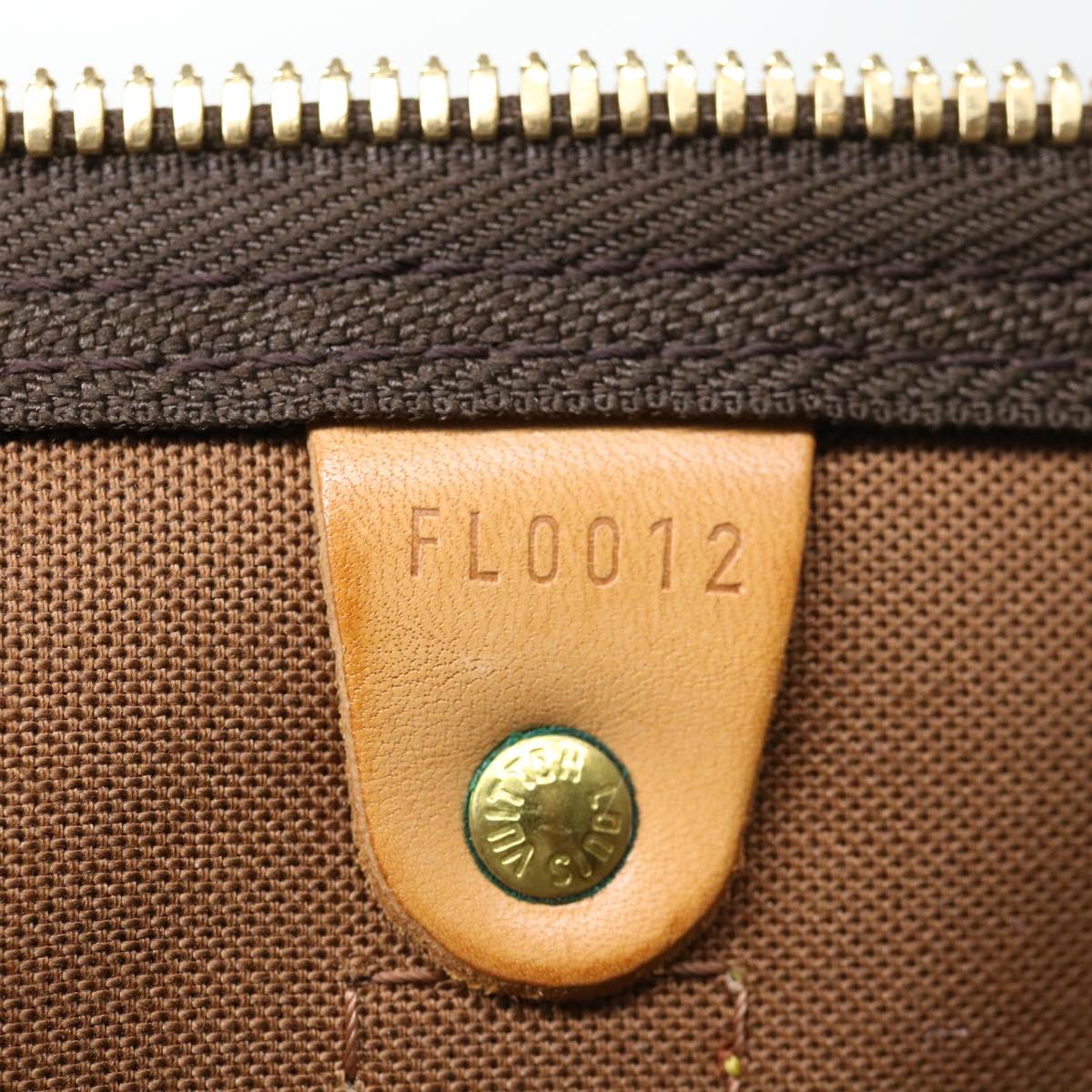 Louis Vuitton Brown Canvas Keepall 60 travel bag