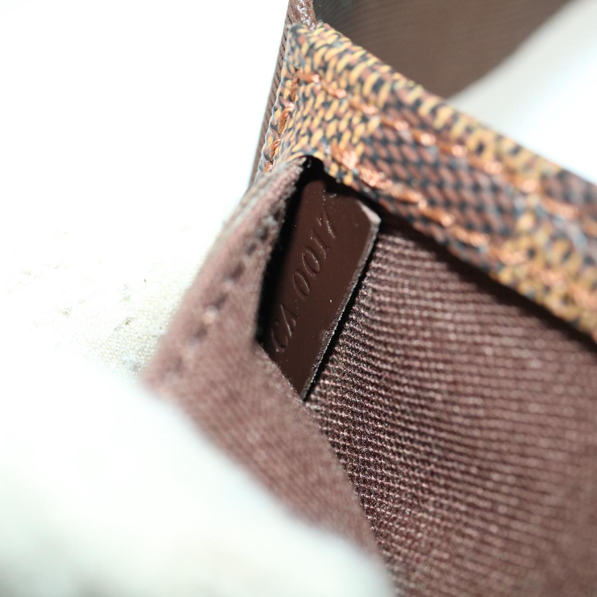 Louis Vuitton Brown Canvas Geronimos shoulder bag