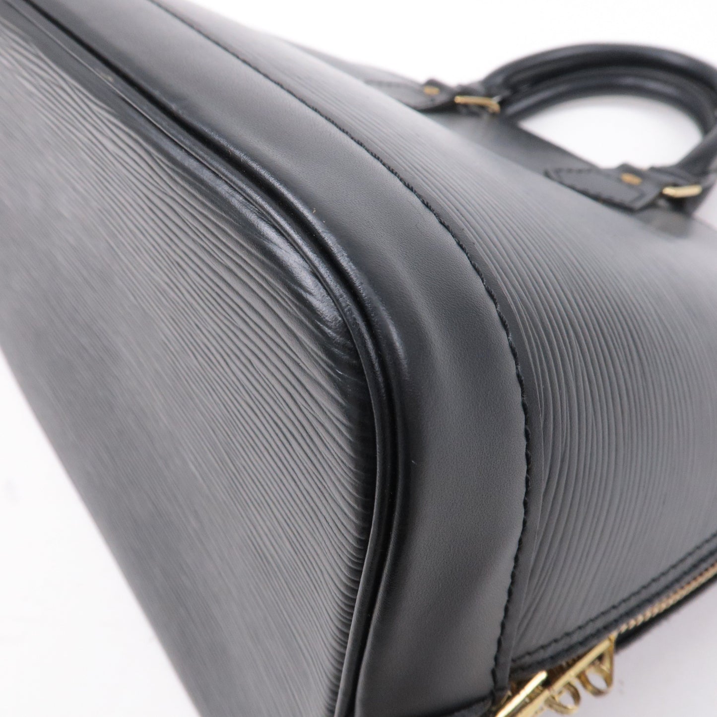 Louis Vuitton Epi Alma Hand Bag Noir Black M52142